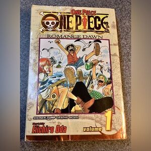 One Piece #1 : Romance Dawn by Eiichiro Oda 2006 Manga Gold Foil Eighth Print